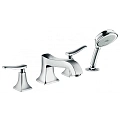 Смеситель на борт ванны hansgrohe Metris classic 31314000 Смеситель на борт ванны hansgrohe Metris classic 31314000
