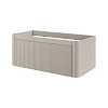 Тумба под раковину Armadi Art VOI 100см 782-100-R-C рифленая CASHMERE