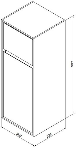 Шкаф-пенал Aquanet Милан 35 00339955 дуб рустикальный малый Шкаф-пенал Aquanet Милан 35 00339955 дуб рустикальный малый