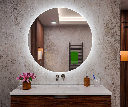 Зеркало Teso azaro easy Verum E0388 c LED-подсветкой, 800x800 Зеркало Teso azaro easy Verum E0388 c LED-подсветкой, 800x800