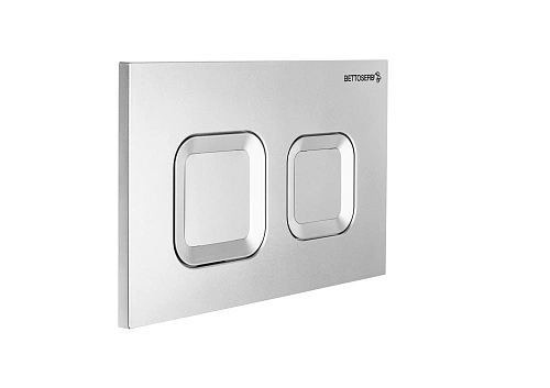 Клавиша смыва BETTOSERB SMART 40006472 хром матовый Клавиша смыва BETTOSERB SMART 40006472 хром матовый