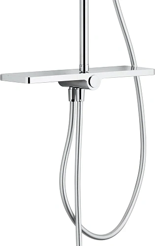 Душевая стойка Aquanet Pragmatic R AF430-70-R-C, с полочкой Душевая стойка Aquanet Pragmatic R AF430-70-R-C, с полочкой