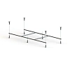 Каркас для ванны AM.PM Gem W93A-160-070W-R 160х70 см