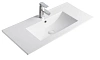 Картинка анонса товара «раковина gid nyj803-90 71112 встраиваемая сверху белая 91x40x17»