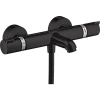 Смеситель для ванны Hansgrohe Ecostat Comfort, ВМ 13114670, матовый черный термостатический