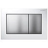 Картинка анонса товара «клавиша смыва geberit 115.080.kl.1 omega 30 пластик, белый/хром матовый»