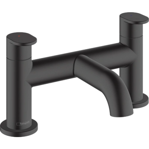 Смеситель для ванны Hansgrohe Vernis Blend 71442670, матовый черный на 2 отверстия Смеситель для ванны Hansgrohe Vernis Blend 71442670, матовый черный на 2 отверстия