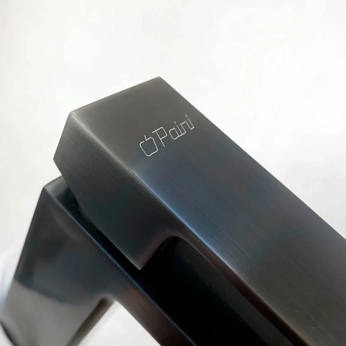 Смеситель для раковины Paini Grazia 21PZ205M без донного клапана, черный матовый Смеситель для раковины Paini Grazia 21PZ205M без донного клапана, черный матовый