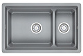 Кухонная мойка Granula KS-7304U, АЛЮМИНИУМ, кварц 730х450 Кухонная мойка Granula KS-7304U, АЛЮМИНИУМ, кварц 730х450