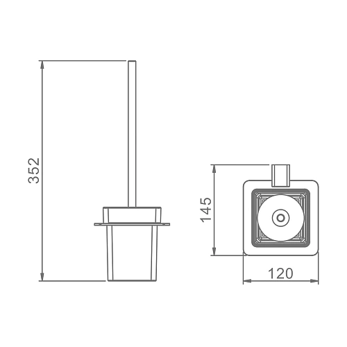 Ершик для унитаза Raglo R301.10.06 черный Ершик для унитаза Raglo R301.10.06 черный
