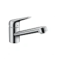 Смеситель для кухни Hansgrohe 100, 1jet 71808000, хром Смеситель для кухни Hansgrohe 100, 1jet 71808000, хром