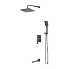 Душевая система GROSSMAN Classic 501.K35.04.420 скрытого монтажа графит сатиновый