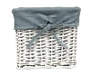 Корзина для белья WasserKRAFT Lopau WB-320-L белый