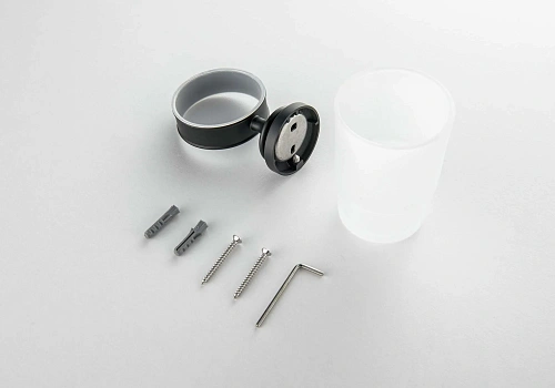 Стакан Aquatek КЛАССИК AQ4504MB черный матовый Стакан Aquatek КЛАССИК AQ4504MB черный матовый