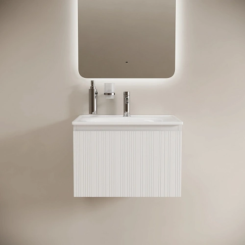 Тумба под раковину SANCOS Code CD60W 590х453х400 белый, подвесная Тумба под раковину SANCOS Code CD60W 590х453х400 белый, подвесная