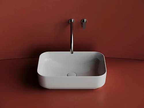 Раковина Ceramica Nova ELEMENT CN5043 белый накладная Раковина Ceramica Nova ELEMENT CN5043 белый накладная