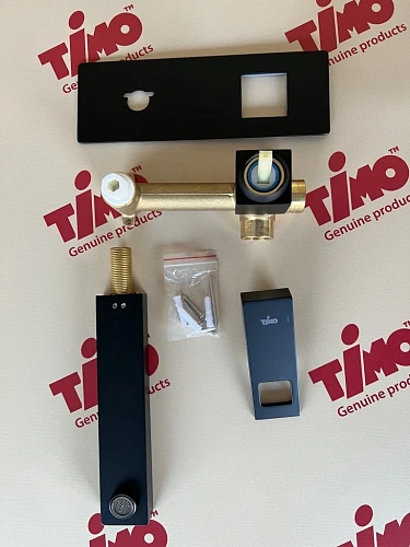 Смеситель для раковины Timo Briana 7171/03SM встраиваемый черный Смеситель для раковины Timo Briana 7171/03SM встраиваемый черный