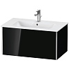 Картинка анонса товара «тумба под раковину duravit xsquare xs407204040 подвесная 81 см коричнево-оливковый глянцевый»