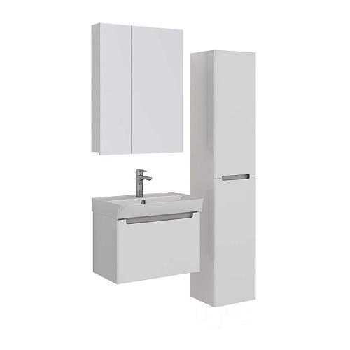 Тумба под раковину Lemark BUNO MINI, 60 см подвесная, серый/белый LM05BM60T Тумба под раковину Lemark BUNO MINI, 60 см подвесная, серый/белый LM05BM60T