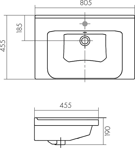 Тумба с раковиной STWORKI Стокгольм 80 406318 Тумба с раковиной STWORKI Стокгольм 80 406318