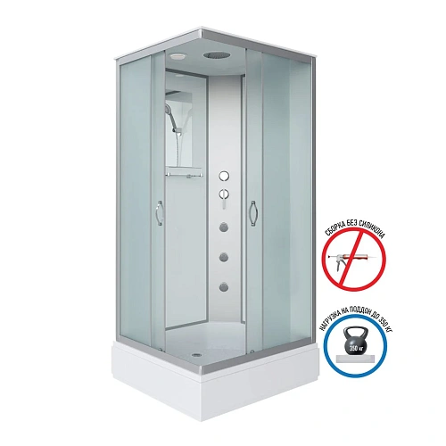 Душевая кабина Niagara Classic NG-33974-14QG (900х700х2150) средний поддон (26см) стекло матовое 339744QG Душевая кабина Niagara Classic NG-33974-14QG (900х700х2150) средний поддон (26см) стекло матовое 339744QG