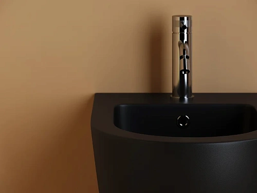 Биде подвесное Ceramica Nova UNO CN11002MB черный матовый Биде подвесное Ceramica Nova UNO CN11002MB черный матовый