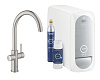 Картинка анонса товара «смеситель для кухни grohe blue home с функциями фильтрации, охлаждения и газирования воды, wi-fi инт 31455dc1»