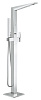 Картинка анонса товара «смеситель для ванны grohe allure brilliant с ручным душем, напольный, хром (23119000)»