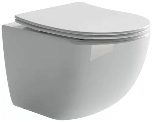Унитаз подвесной Ceramica Nova FORMA CN3009 белый с сиденьем Унитаз подвесной Ceramica Nova FORMA CN3009 белый с сиденьем
