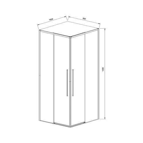 Душевой уголок Vincea Slim-N VSS-4SN9010CLGM 1000x900 вороненая сталь стекло прозрачное Душевой уголок Vincea Slim-N VSS-4SN9010CLGM 1000x900 вороненая сталь стекло прозрачное