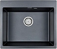 Кухонная мойка Paulmark KANTE, PM106052-BLM , черный металлик, 600х520 мм Кухонная мойка Paulmark KANTE, PM106052-BLM , черный металлик, 600х520 мм