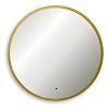 Зеркало ABBER Mond AG6204SCG-0.77 с подсветкой, бесконтактный выключатель, диммер, золото Зеркало ABBER Mond AG6204SCG-0.77 с подсветкой, бесконтактный выключатель, диммер, золото