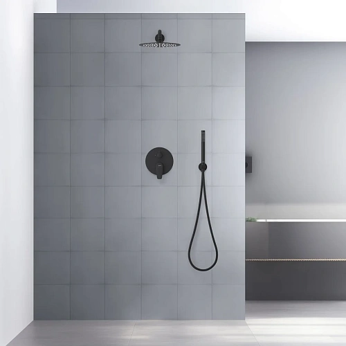 Душевая система Aquatek БЕТТА AQ1172MB Черный матовый Душевая система Aquatek БЕТТА AQ1172MB Черный матовый