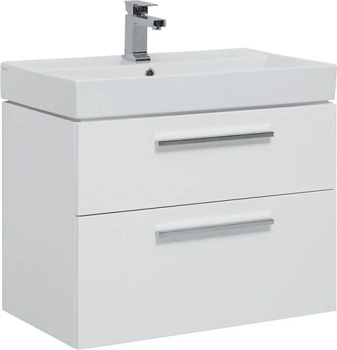 Тумба под раковину Aquanet Nova 75 белый (2 ящика) 00242262 Тумба под раковину Aquanet Nova 75 белый (2 ящика) 00242262