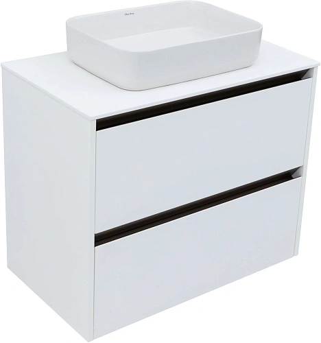 Тумба под раковину Allen Brau Activity 80 1.34012.WM белый матовый/олива брашированная Тумба под раковину Allen Brau Activity 80 1.34012.WM белый матовый/олива брашированная
