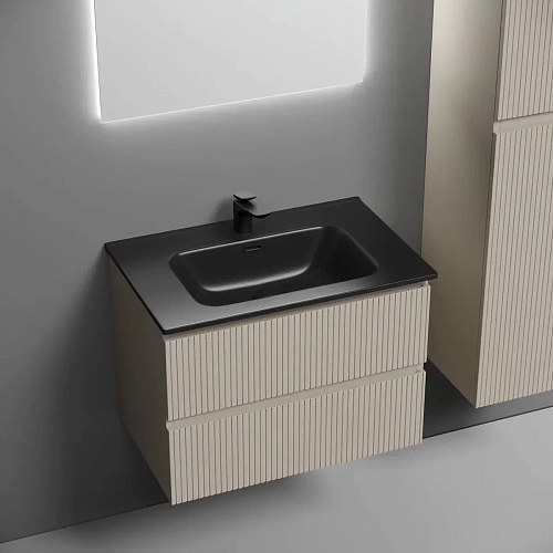 Тумба под раковину Sancos Snob T SNT70CE 690х445х500 Beige Soft, подвесная Тумба под раковину Sancos Snob T SNT70CE 690х445х500 Beige Soft, подвесная