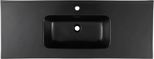 Раковина Aquanet Flat 120 черная матовая 00329258 Раковина Aquanet Flat 120 черная матовая 00329258