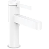 Кран Hansgrohe Finoris 100, без сливного гарнитура 76013700, матовый белый Кран Hansgrohe Finoris 100, без сливного гарнитура 76013700, матовый белый