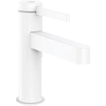 Кран Hansgrohe Finoris 100, без сливного гарнитура 76013700, матовый белый Кран Hansgrohe Finoris 100, без сливного гарнитура 76013700, матовый белый
