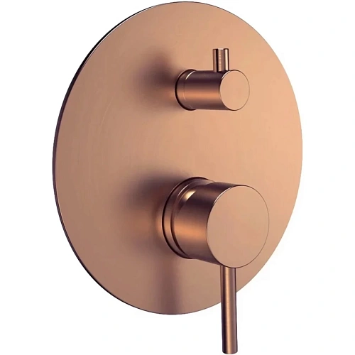 Смеситель для душа AQUAme Siena AQM8803BC встраиваемый, медь шлифованная Смеситель для душа AQUAme Siena AQM8803BC встраиваемый, медь шлифованная