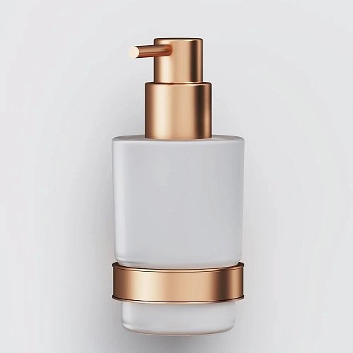 Дозатор жидкого мыла AM.PM X-Joy A85A36944, стеклянный, розовое золото Дозатор жидкого мыла AM.PM X-Joy A85A36944, стеклянный, розовое золото