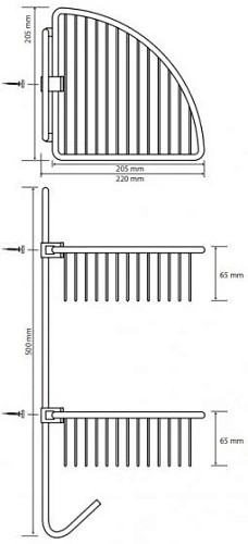 Полка Bemeta CYTRO 146208232 Полка Bemeta CYTRO 146208232