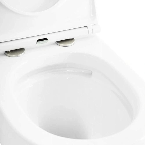 Унитаз подвесной CEZARES STYLUS-TOR CZR-6601-TH-TOR/CZR-870-SC безободковый с сиденьем Унитаз подвесной CEZARES STYLUS-TOR CZR-6601-TH-TOR/CZR-870-SC безободковый с сиденьем