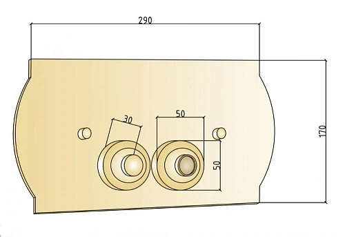 Клавиша смыва Boheme Imperiale 652 Клавиша смыва Boheme Imperiale 652