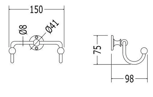 Держатель ручного душа Devon&Devon First Class DD33360OT, светлое золото Держатель ручного душа Devon&Devon First Class DD33360OT, светлое золото