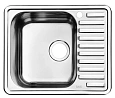 Кухонная мойка IDDIS Strit (STR58PLi77) из нержавеющей стали Кухонная мойка IDDIS Strit (STR58PLi77) из нержавеющей стали