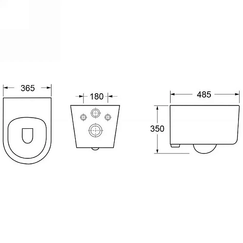 Унитаз подвесной Ceruttispa OGLIO Aria MB CT9239 безободковый черный матовый, сиденье микролифт Унитаз подвесной Ceruttispa OGLIO Aria MB CT9239 безободковый черный матовый, сиденье микролифт