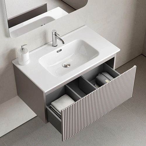 Тумба под раковину SANCOS Snob SNR1.080SM R 1.0 790х445х406 Doha Soft подвесная Тумба под раковину SANCOS Snob SNR1.080SM R 1.0 790х445х406 Doha Soft подвесная