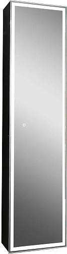 Шкаф-пенал STWORKI Кронборг МВК077 40, с подсветкой, черный 541673 Шкаф-пенал STWORKI Кронборг МВК077 40, с подсветкой, черный 541673