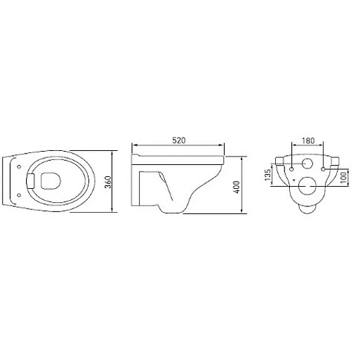 Унитаз подвесной BERGES ALBIT S Rimless сиденье Top Slim SO, микролифт, быстросъемное 082147 Унитаз подвесной BERGES ALBIT S Rimless сиденье Top Slim SO, микролифт, быстросъемное 082147